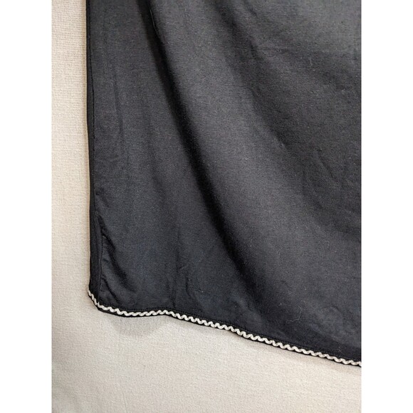 NWT Grace Elements Dress Women's 1X Black Sleeveless Shift Embroidered - Picture 7 of 10